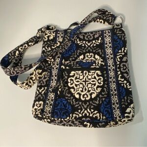 Vera Bradley Black and Blue Crossbody Bag